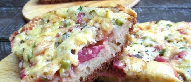 Быстрая пицца на двоих