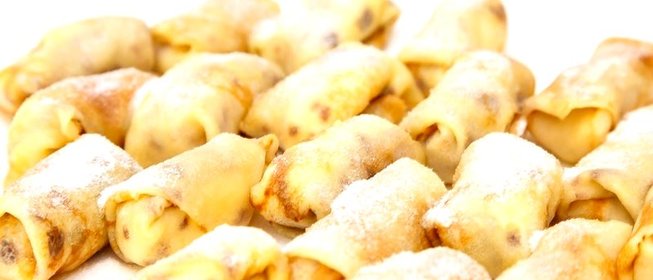 Блинчики с ягодной начинкой