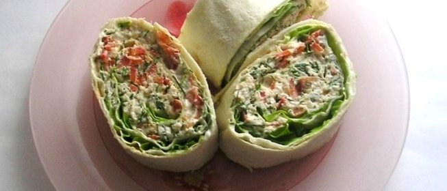 Лаваш с курицей