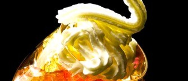 Газированное желе из шампанского