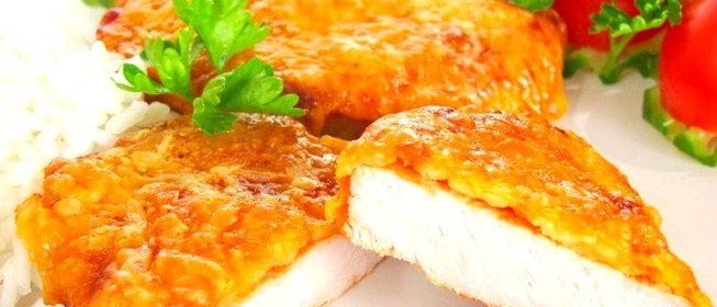 Свинина в сырной корочке