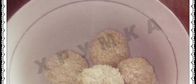 Творожно-банановое печенье