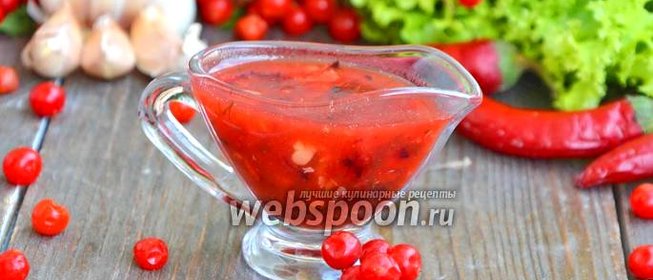 Соус из калины к мясу