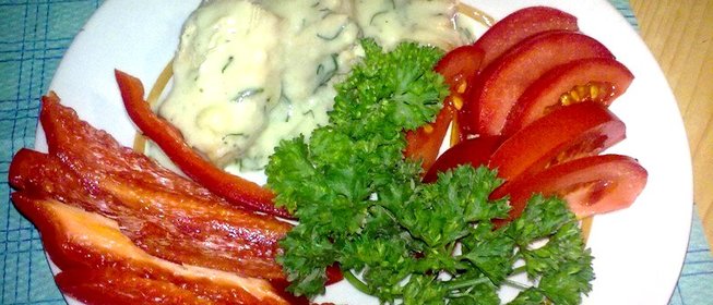 Свинина в укропном соусе