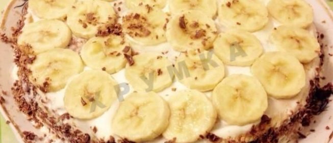 Блинный торт со сметанным кремом