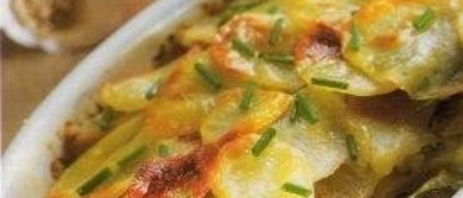 Запеканка картофельная с грибами