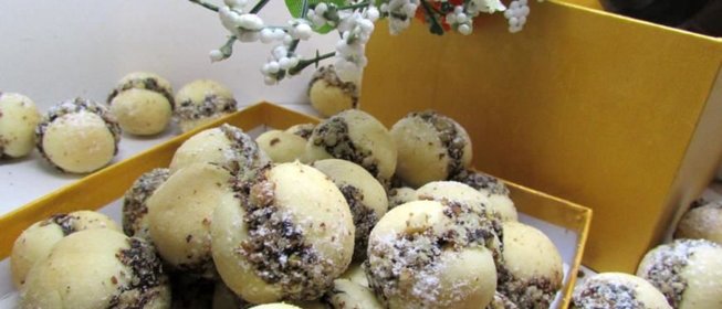 Песочное мини-печенье