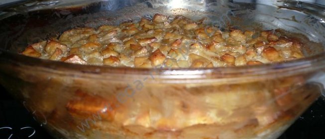 Запеканка из свинины с картофелем