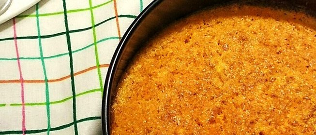 Морковная запеканка без муки