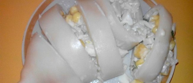 Фаршированный кальмар