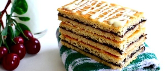 Датское печенье Hindbærsnitte