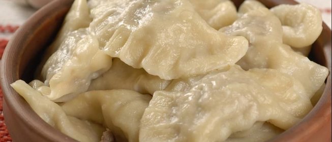 Пельмени из утки с грибами