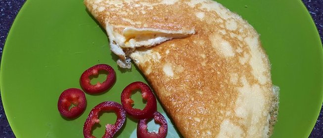 Омлет с брынзой по Болгарски