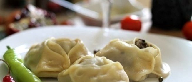 Манты с говядиной