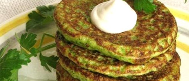 Блинчики из брокколи