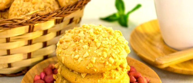 Печенье с арахисовой пастой