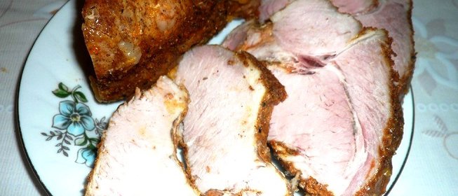 Свинина запеченная пикантная