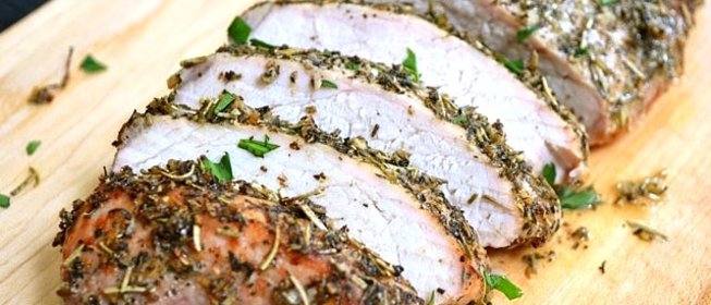 Ароматная запеченная свинина