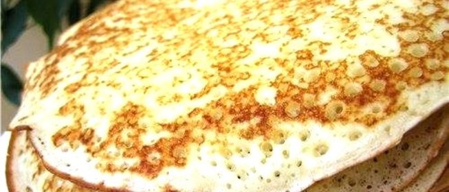 Постные блины из гречневой муки