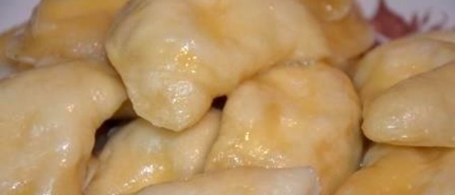 Вареники с творогом на пару