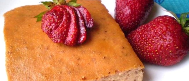 Клубнично-творожная запеканка