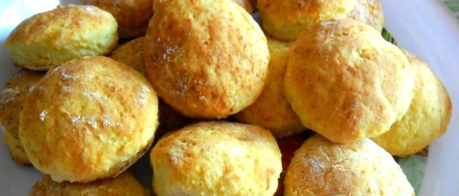 Быстрое печенье из творога