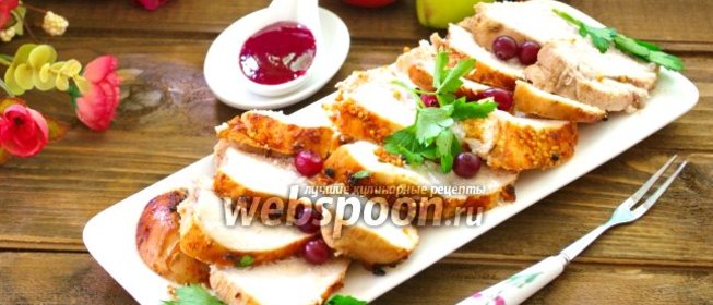 Пасторма куриная с красным вином