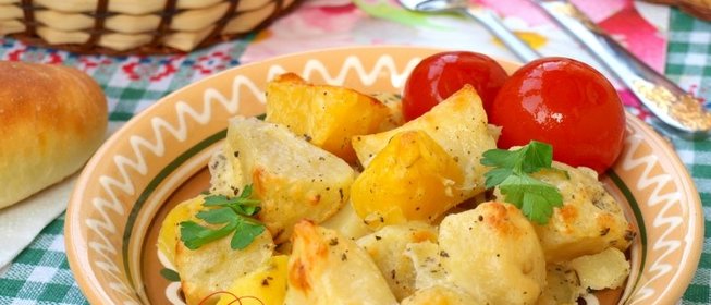Печёный картофель Румяный