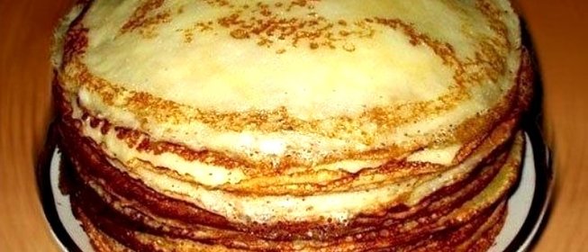 Бабушкины блины на молоке