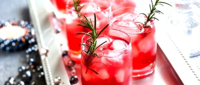 Клюквенный коктейль с апельсином