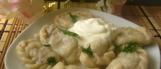 Вареники с мясом и картофелем