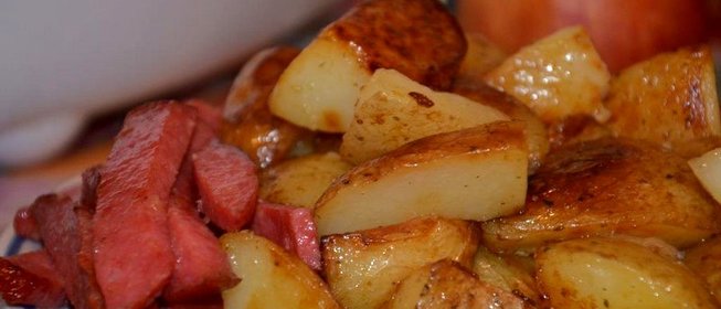 Печеный картофель в кожуре