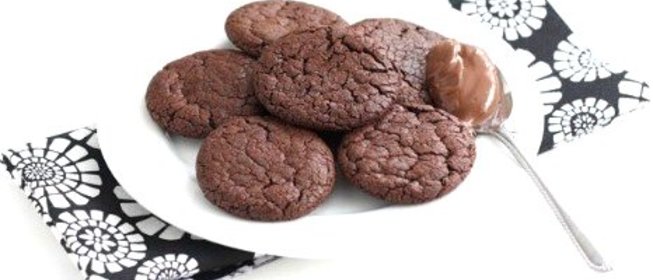 Печенье из нутеллы за 15 минут