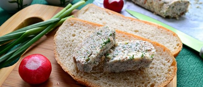 Масло с икрой копченой сельди