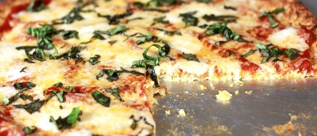 Пицца с сыром в корочке