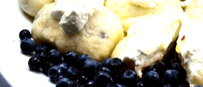 Вареники с черникой