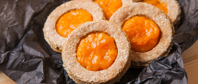 Печенье с курагой