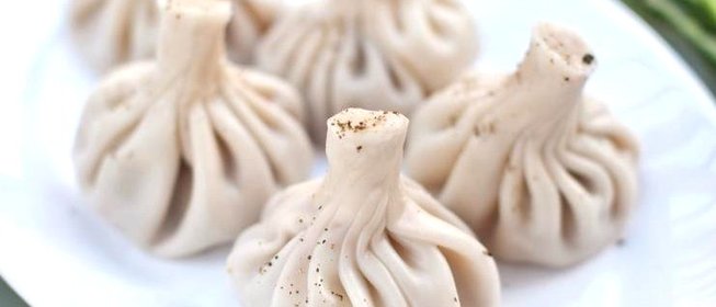 Хинкали с картошкой и сыром