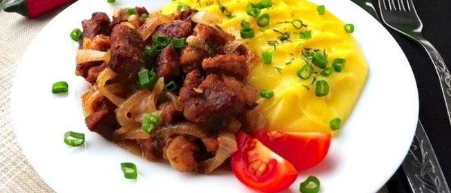 Свинина с луком и соевым соусом