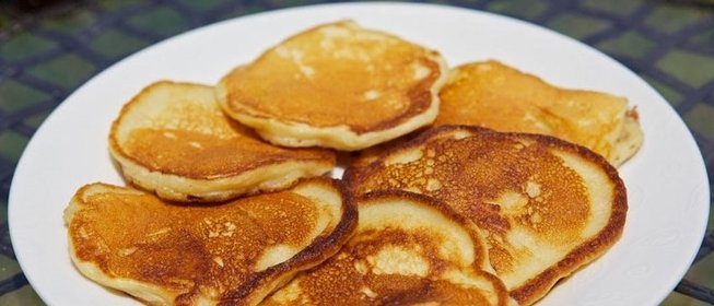 Оладьи на молоке