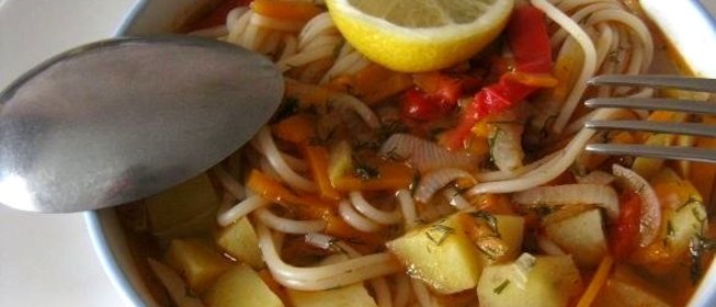 Лагман постный