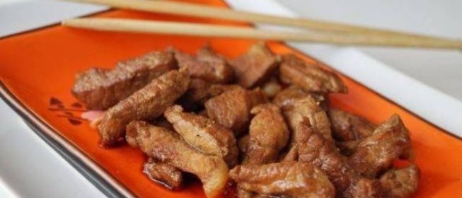 Свинина с соевым соусом