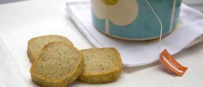Печенье с чаем и апельсиновой цедрой