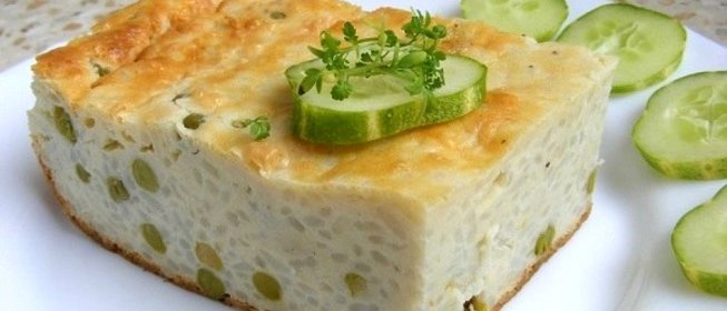 Запеканка из риса в духовке