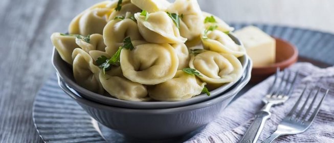 Пельмени с курицей