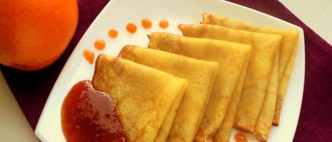 Апельсиновые блинчики