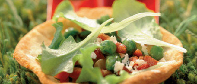 Тарталетки с овощами