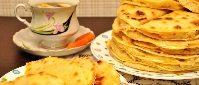 Лепешки кыстыбый