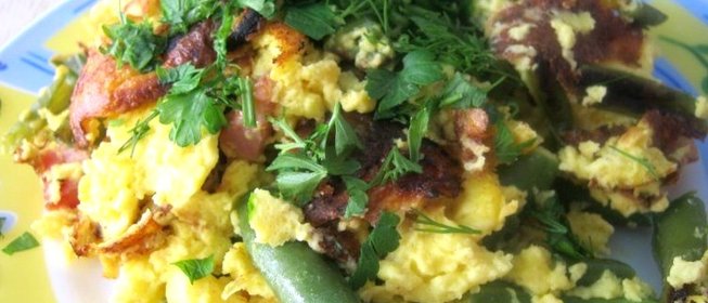 Омлет с крахмалом