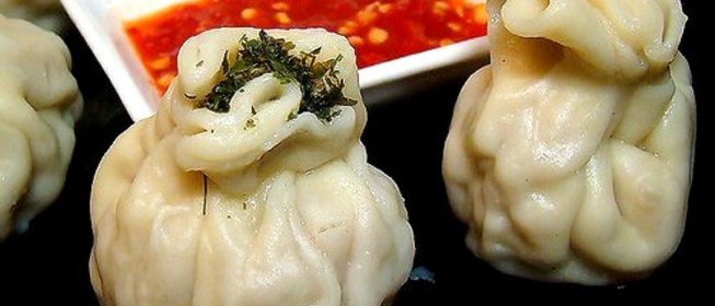 Хинкали с грибами